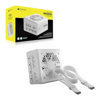 Sursă de alimentare CORSAIR RMe White Series RM1000e 2026 1000W complet modulară ATX 3.0 certificată Cybenetics Platinum