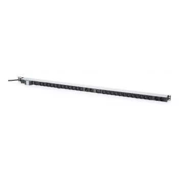 DIGITUS Basic IT PDU, monofazat 32A, 24 x C13, 2 x C19, 4 x Schuko, cablu 3 m, ștecher IEC 60309 32A