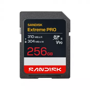 Card de memorie SanDisk Extreme PRO 256 GB SDXC UHS-II V90 U3 Class 10