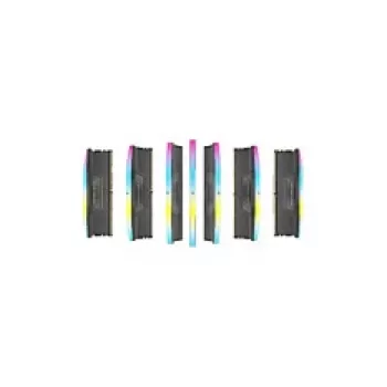 Kit de memorie CORSAIR Vengeance RGB Grey 32GB (2x16GB) DDR5 6000MHz CL38 AMD EXPO