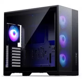 Phanteks XT M5 carcasă PC Midi-Tower, ATX, front mesh, sticlă securizată, 3x ventilatoare D-RGB, negru