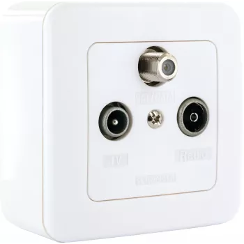 Set priză de derivație SAT simplă Schwaiger 2.5 dB