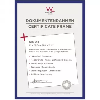 Walther New Lifestyle Ramă foto A4 21x29,7 cm albastru plastic KV130L