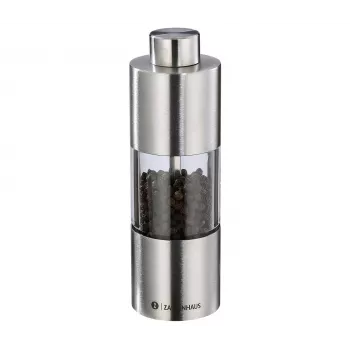 Zassenhaus Mainz Pepper Mill Inox/Acrylic Glass 14 cm