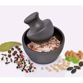 Zassenhaus MANO Cast Iron Spice Mortar, 10 x 7.5 cm