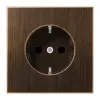 JUNG ME1520AT Priză Schuko 16A 250V alamă antichizată