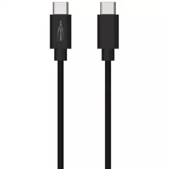 ANSMANN Cablu de date și încărcare USB-C la USB-C 2m negru 60W PD