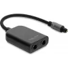 Delock splitter S/PDIF TOSLINK 1 intrare 2 ieșiri