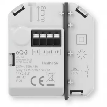Homematic IP actuator de comutare pentru montaj îngropat 6A