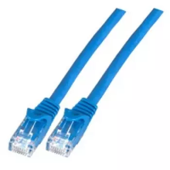 EFB K8104BL.15 cablu patch Cat.6 U/UTP CCA, 15 m, albastru
