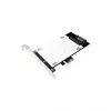 Card adaptor hibrid LogiLink PCI Express 3.0 x4 cu dual M.2 NVMe SSD și dual SATA III