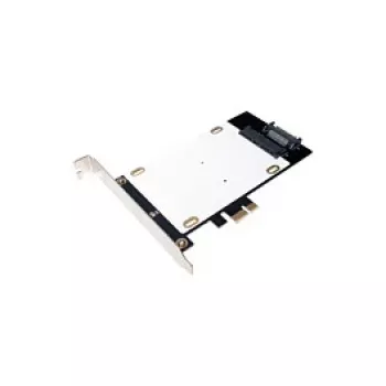 Card adaptor hibrid LogiLink PCI Express 3.0 x4 cu dual M.2 NVMe SSD și dual SATA III