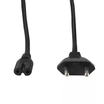 LogiLink Cablu de alimentare ștecher euro CEE 7/16 la IEC C7 negru 7,5 m