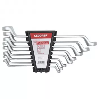 Set de 8 chei inelare duble GEDORE red 6-22 mm oțel crom-vanadiu