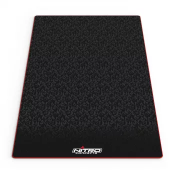 Covor de podea Nitro Concepts pentru instalații de simulare curse, 150 x 75 cm, antiderapant, negru