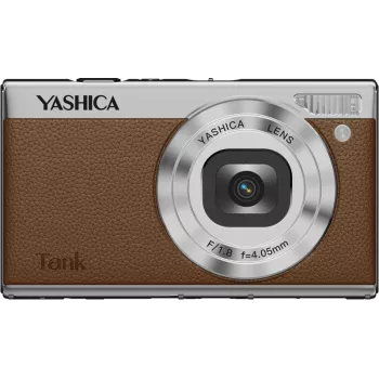 Yashica Tank Compact aparat foto digital, maro
