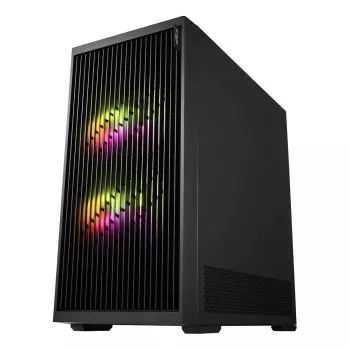 Fortron M330 Carcasă PC Mini Tower cu sticlă călită, negru
