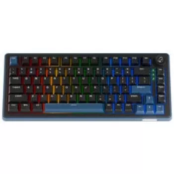 Tastatură mecanică gaming Ducky OK-M 75, layout 75%, hot-swappable, RGB, ANSI, switch-uri KTT Wine Red