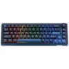 Ducky OK-M 65 Mechanical Gaming Keyboard, 65% Form Factor, Hot-Swappable, RGB Backlight, ANSI Layout, KTT Baby Blue Switches