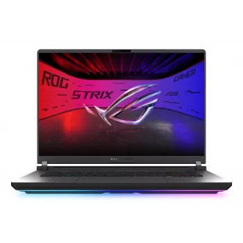 Laptop gaming ASUS ROG Strix G16 G615LW-TS279W, 16 inch WQXGA IPS 300Hz, Intel Core Ultra 9 290HX Plus, 64 GB DDR5, 2 TB SSD, GeForce RTX 5080 16 GB, Windows 11 Home, tastatură germană QWERTZ
