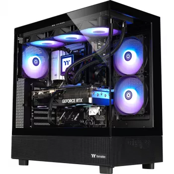 Desktop gaming Thermaltake FTW V270 (Intel Core i7-15700K, RTX 5070 Ti, 32 GB DDR5, 2 TB NVMe, Windows 11 Home, Negru)