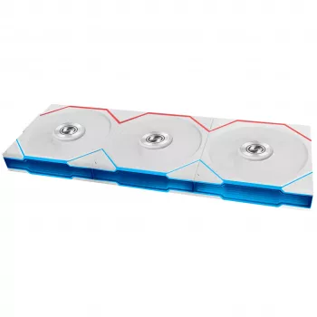 Ventilator Lian Li UNI FAN TL FLEX Wireless ARGB Reverse Blade 120mm, 3-Pack cu controller, alb