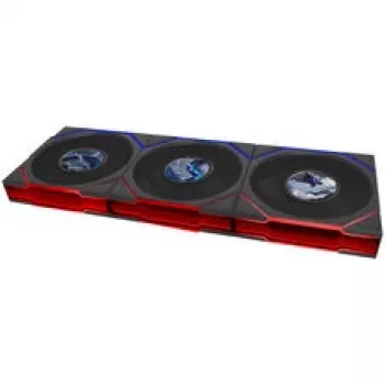 Ventilator carcasă Lian Li UNI FAN TL LCD FLEX Wireless 120mm ARGB LCD - negru, set de 3 cu controller