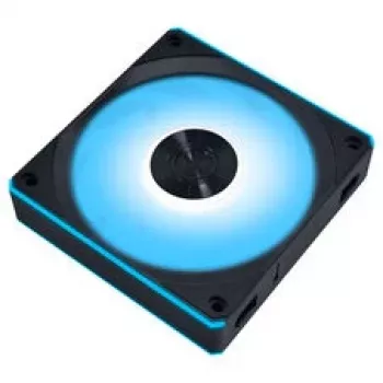 Ventilator carcasă Lian Li UNI FAN CL FLEX Wireless ARGB cu lame inversate 120mm PWM, set de 3 cu controller, negru