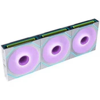 Ventilator carcasă Lian Li UNI FAN SL-INF 120 FLEX Wireless ARGB, set de 3, alb