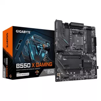 Placă de bază GIGABYTE B550 X Gaming AM4 ATX cu DDR4, 2.5GbE, Wi-Fi 6, 2x M.2
