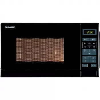 Cuptor cu microunde simplu Sharp R-242(BK)W - 20 litri - 800 W - negru