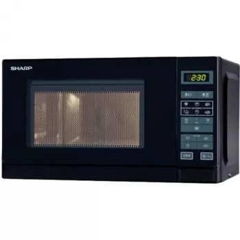 Cuptor cu microunde simplu Sharp R-242(BK)W - 20 litri - 800 W - negru