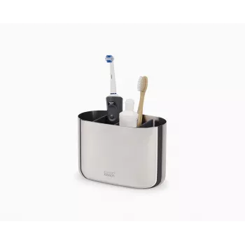 Suport mare pentru periuțe de dinți Joseph Joseph EasyStore Luxe din oțel inoxidabil