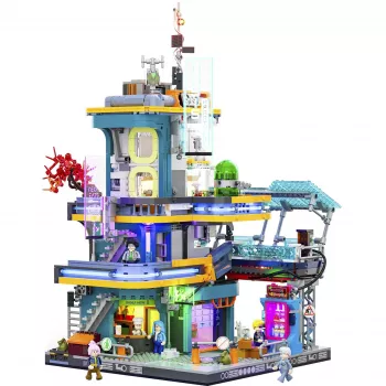 Puzzle 1000 piese LUMIBRICKS Cyberpunk Neoncity - Apartment
