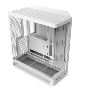 Carcasă gaming NZXT H6 2026 Mid-Tower Airflow albă cu sticlă securizată