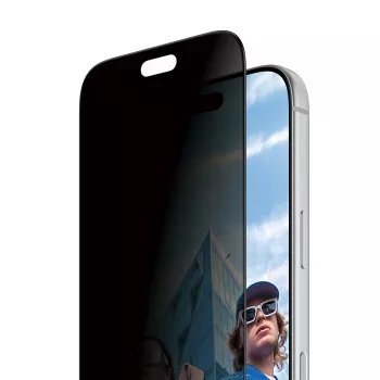 PanzerGlass folie de protecție a ecranului cu confidențialitate 2-way pentru iPhone 17 Pro/18 Pro, Ultra-Wide Fit cu FastFit