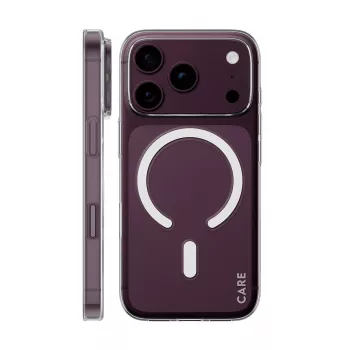 Husă slim CARE by PanzerGlass pentru iPhone 17 Pro / 18 Pro transparentă cu MagSafe