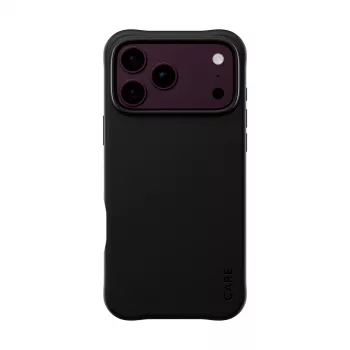 Husă CARE by PanzerGlass Samba pentru iPhone 17/18 Pro Max - neagră MagSafe