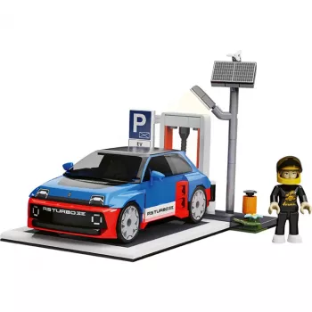 Set machetă plastic COBI EV Station & Renault 5 Turbo 3E (scara 1:35)