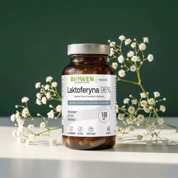 BIOWEN Lactoferină 96% – 60 capsule – supliment alimentar cu lactoferină bovină de înaltă puritate