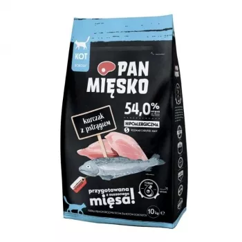 Pan Mięsko Chicken with Trout S Dry Cat Food, 10 kg