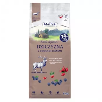 BA5 BALTICA Flavours of Regions Venison with Forest Fruits Small Breeds Dry Dog Food 3kg