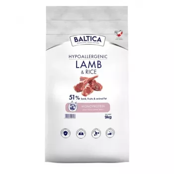 BALTICA Nutraceutic Adult Lamb & Rice Small Breed Mono Dry Dog Food 9kg