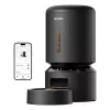 PETLIBRO Granary Hranitor automat Wi-Fi pentru animale de companie, 5L dozator inteligent de hrană pentru pisici și câini, control prin aplicație, 10 mese/zi, înregistrare vocală, bol din oțel inoxidabil, negru