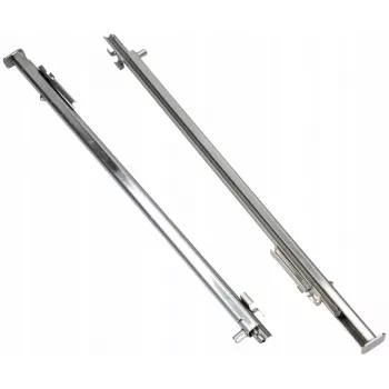 Set de glisiere telescopice pentru cuptor ELC Electrolux TR2LFV, 2 niveluri, extindere completă, argintiu