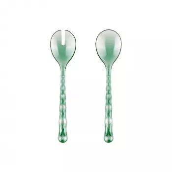 Set de tacâmuri pentru salată Guzzini Vanity verde matcha