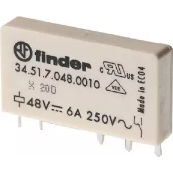 Releu miniatură PCB Finder 34.51.7.024.0010 24 V DC 6 A 1 CO SPDT