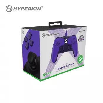 Controller cu fir Hyperkin Competitor pentru Xbox Series X|S, Xbox One & PC - violet