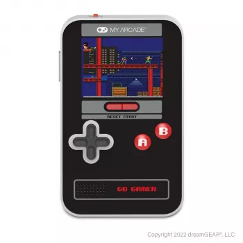 Consolă portabilă de jocuri dreamGear My Arcade Go Gamer Classic 300 în 1, neagră