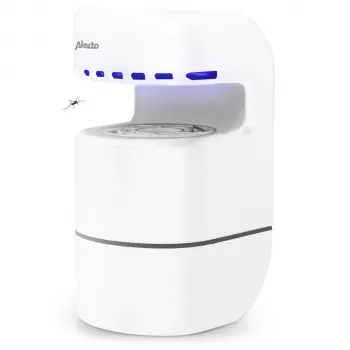 Lampă automată insecticidă Alecto BC-14 - albă - 75 m² - montare pe tavan - lumină UV